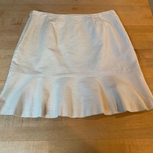 Ann Taylor ruffle-hem skirt